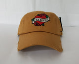 Henny By Field Grade Wheat Distressed DAD Hat Snapback Strapback CAP