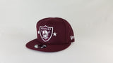 Exclusive New Era Maroon Oakland Raiders 9Fifty Stars Snapback hat