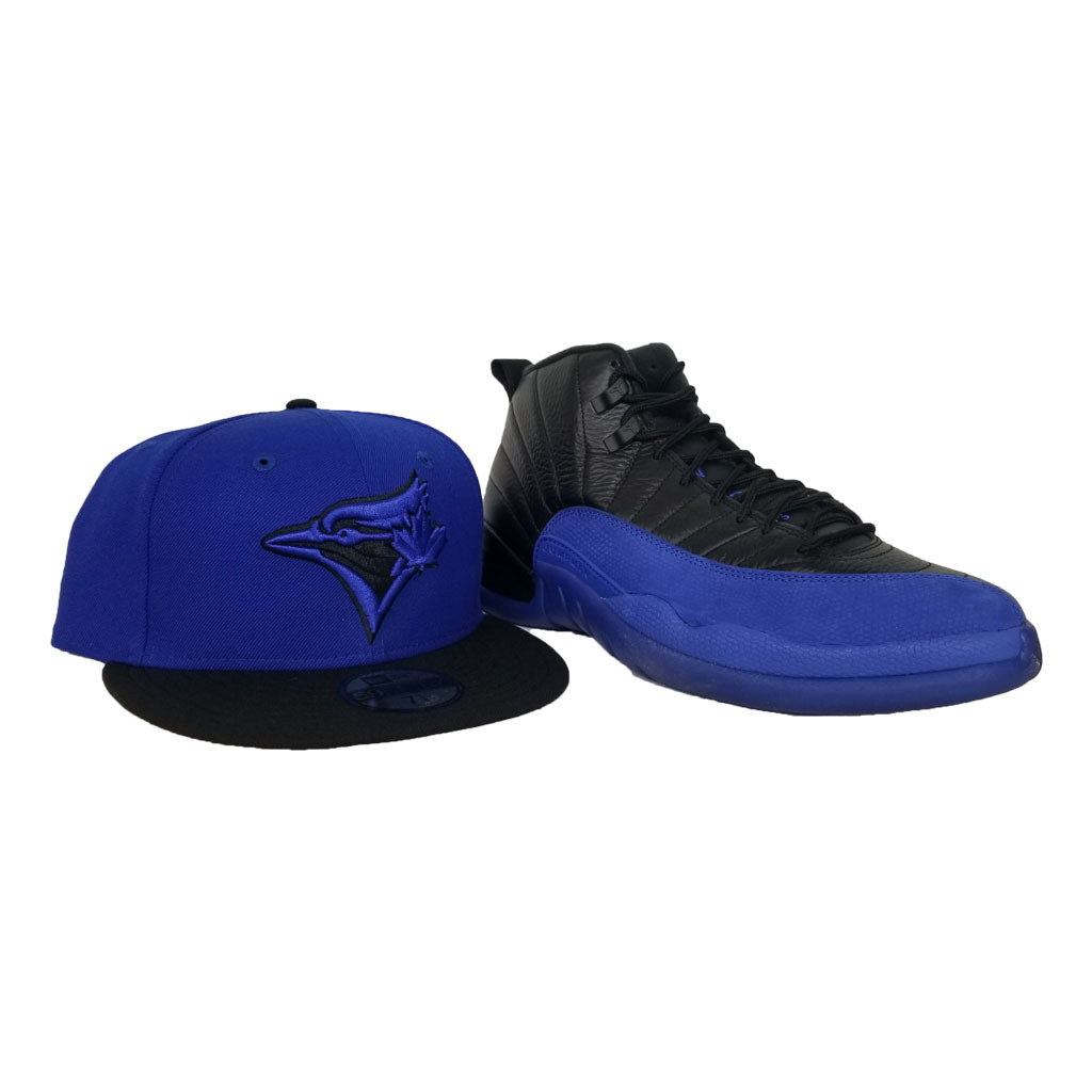 Matching New Era Toronto Blue Jays Fitted Hat for Jordan 12 Game Royal