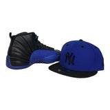 Matching New Era New York Yankees Fitted Hat for Jordan 12 Game Royal