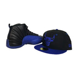 Matching New Era Chicago Bulls Fitted Hat for Jordan 12 Game Royal