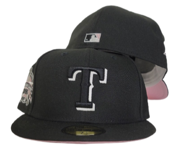 Texas Rangers Black Pink Bottom 1985 All Star Game New Era 59Fifty Fitted
