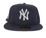 New York Yankees Navy Pink Bottom 1999 World Series New Era 59Fifty Fitted Hat