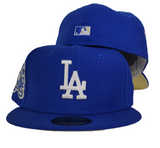 Royal Blue Los Angeles Dodgers Soft Yellow Bottom 78th World Series New Era 59Fifty Fitted