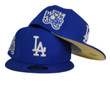 Royal Blue Los Angeles Dodgers Soft Yellow Bottom 78th World Series New Era 59Fifty Fitted