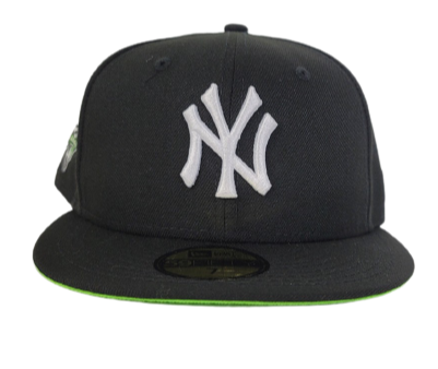 New York Yankees 2000 WORLD SERIES NEON GREEN-BOTTOM Black Fitted