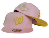 Pink Washington Nationals Yellow Bottom 2018 All Star Game New Era 59Fifty Fitted