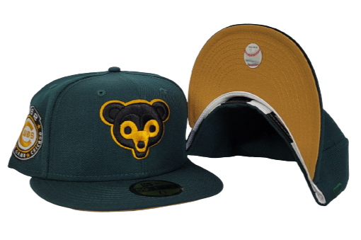 Dark Green Chicago Cubs Tan Bottom 1962 All Star Game New Era 59Fifty Fitted