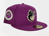 Grape Purple Baltimore Orioles Soft Yellow Bottom 1966 World Series New Era 59Fifty Fitted