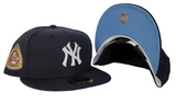 Navy Blue New York Yankees Ice Blue Bottom 1950 World Series New Era 59Fifty Fitted