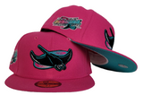Fusion Pink Tampa Bay Rays Teal Bottom 1998 Inaugural Season New Era 59Fifty Fitted