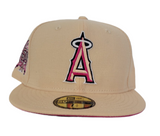 Blush Los Angeles Angels Fusion pink Bottom 50th Anniversary New Era 59Fifty Fitted