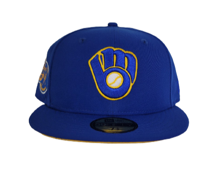 Milwaukee Brewers Royal Blue 1973 All Star Game Cooperstown New Era 59Fifty Fitted