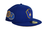 Milwaukee Brewers Royal Blue 1973 All Star Game Cooperstown New Era 59Fifty Fitted