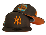 Brown Navy New York Yankees Orange Bottom 2000 Subway Series New Era 59Fifty Fitted