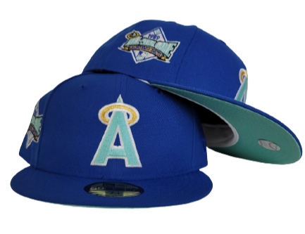 Maroon California Angels Gray Bottom 1989 All Star Game New Era 59FIFTY Fitted 71/8