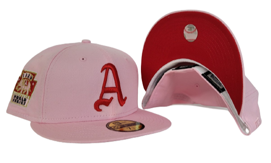 Pink Philadelphia Athletics Red Bottom 1929 World Series New Era 59Fifty Fitted