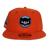 Orange Chicago Cubs Icy Blue Bottom 1990 All Star Game Side Patch New Era 59Fifty Fitted