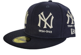 Navy Blue New York Yankees Timeline Logo New Era 59Fifty Fitted
