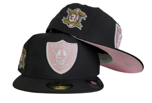 Las Vegas Raiders Local B6 Patches Black 59FIFTY Fitted Hat