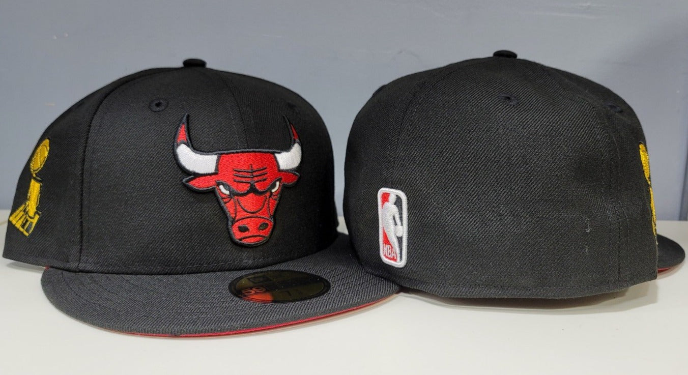 Chicago Bulls DIAMOND 75 CITY-SERIES Red-Black Fitted Hat