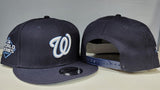 Navy Blue Washington Nationals Sky Paisley Bottom 2019 World Series New Era 9Fifty Snapback