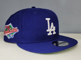 Royal Blue Los Angeles Dodgers Paisley Bottom 1988 World Series New Era 9Fifty Snapback