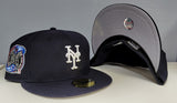 Navy Blue New York Mets 2000 Subway Series Side Patch New Era 59Fifty Fitted