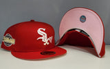 Red Chicago White Sox Heart Pink Bottom 2005 World Series Side patch New Era 59Fifty Fitted