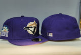 Purple Toronto Blue Jays Tan Bottom 1991 All Star Game Side Patch New Era 59Fifty Fitted