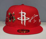 Red Houston Rockets Logo impressions New Era 59FIFTY Fitted