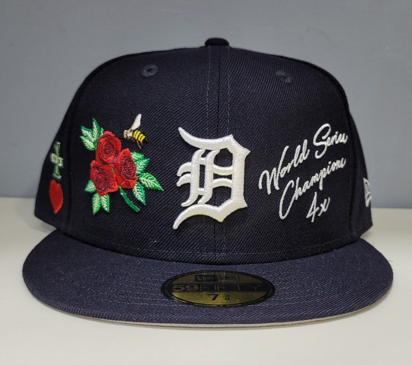 New Era - MLB Blue fitted Cap - Detroit Tigers 59FIFTY Fathers Day 23 Navy Fitted @ Hatstore