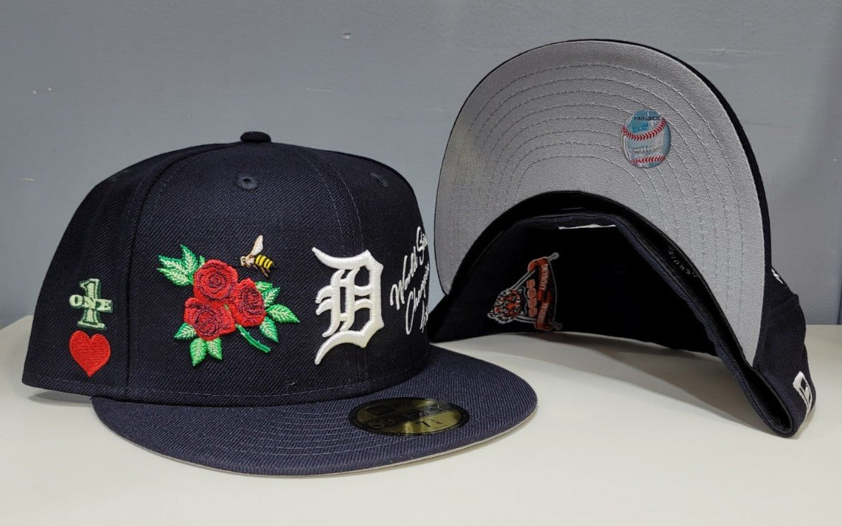 New Era Detroit Tigers Stadium Patch Navy Throwback Edition 59Fifty Fitted  Cap, EXCLUSIVE HATS, CAPS