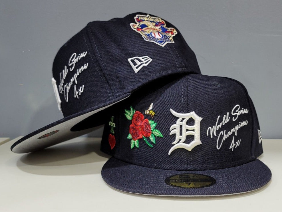 Navy Blue Detroit Tigers Logo impressions New Era 59FIFTY Fitted –  Exclusive Fitted Inc.