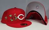 Red Cincinnati Reds Logo impressions New Era 59FIFTY Fitted