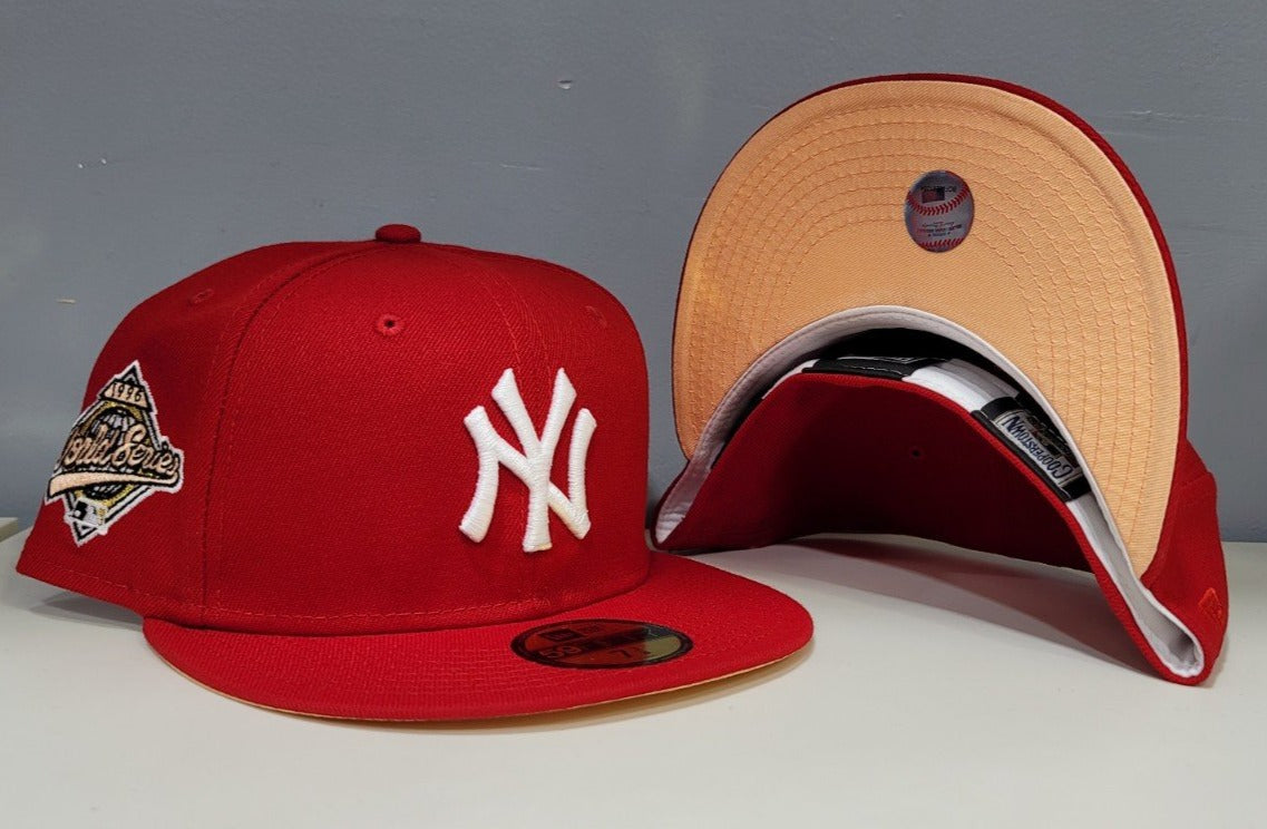 New York Yankees Mets yankets Split Logo World Series New Era