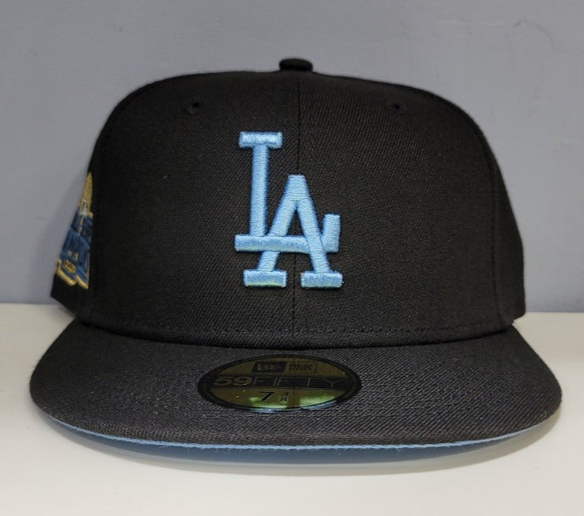 Black Los Angeles Dodgers Icy blue Bottom 2020 World Champions New