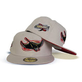 Cream Tampa Bay Rays Red Bottom 1998 Inaugural Season Side Patch New Era 59Fifty Fitted