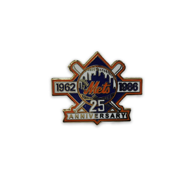 25th Anniversary Mets Metal Pin – Exclusive Fitted Inc.