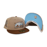 Camel Houston Astros Toast Visor Icy Blue Bottom 35th Great Years Side Patch New Era 59Fifty Fitted