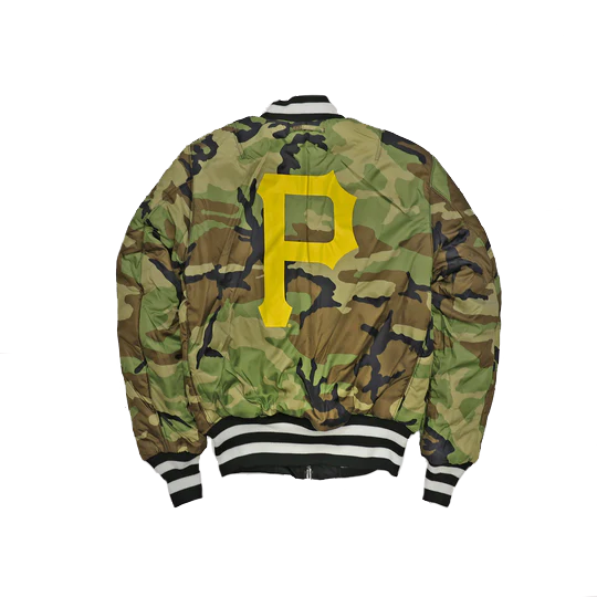 Black Pittsburgh Pirates Alpha Industries X New Era Reversible MA