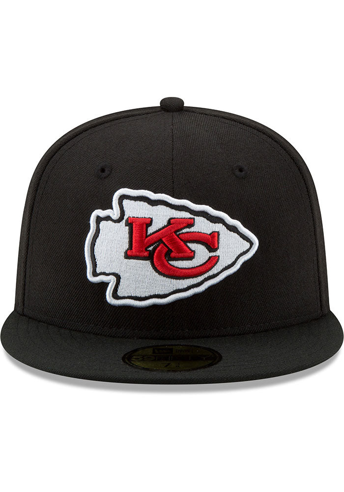 Kansas City Chiefs New Era Black Super Bowl LV Side Patch 59FIFTY Fitted Hat 8