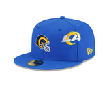 Royal Blue Los Angeles Rams Gray Bottom New Era X Just Don New Era 59FIFTY Fitted