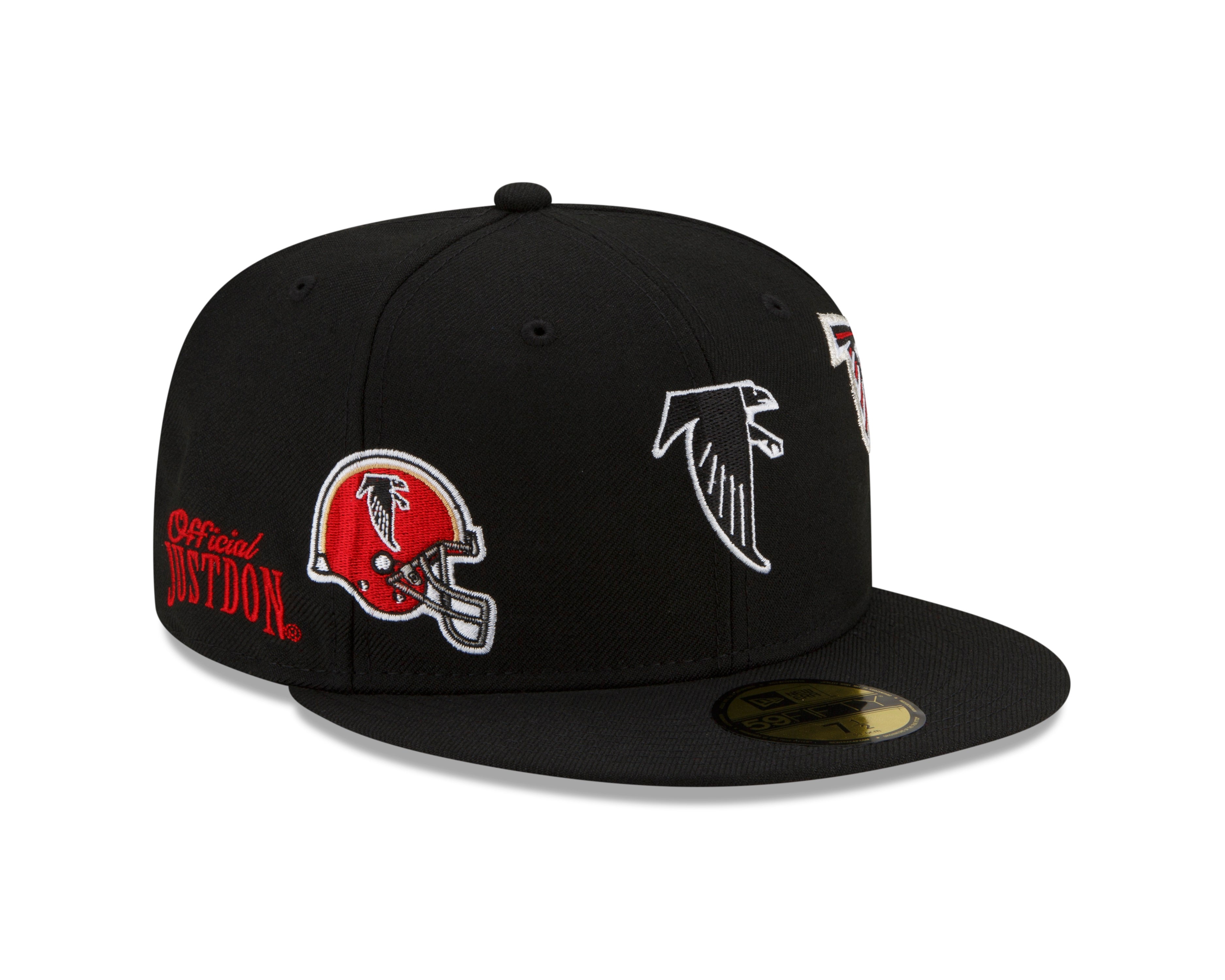 Black Atlanta Falcons Red Bottom New Era X Just Don New Era