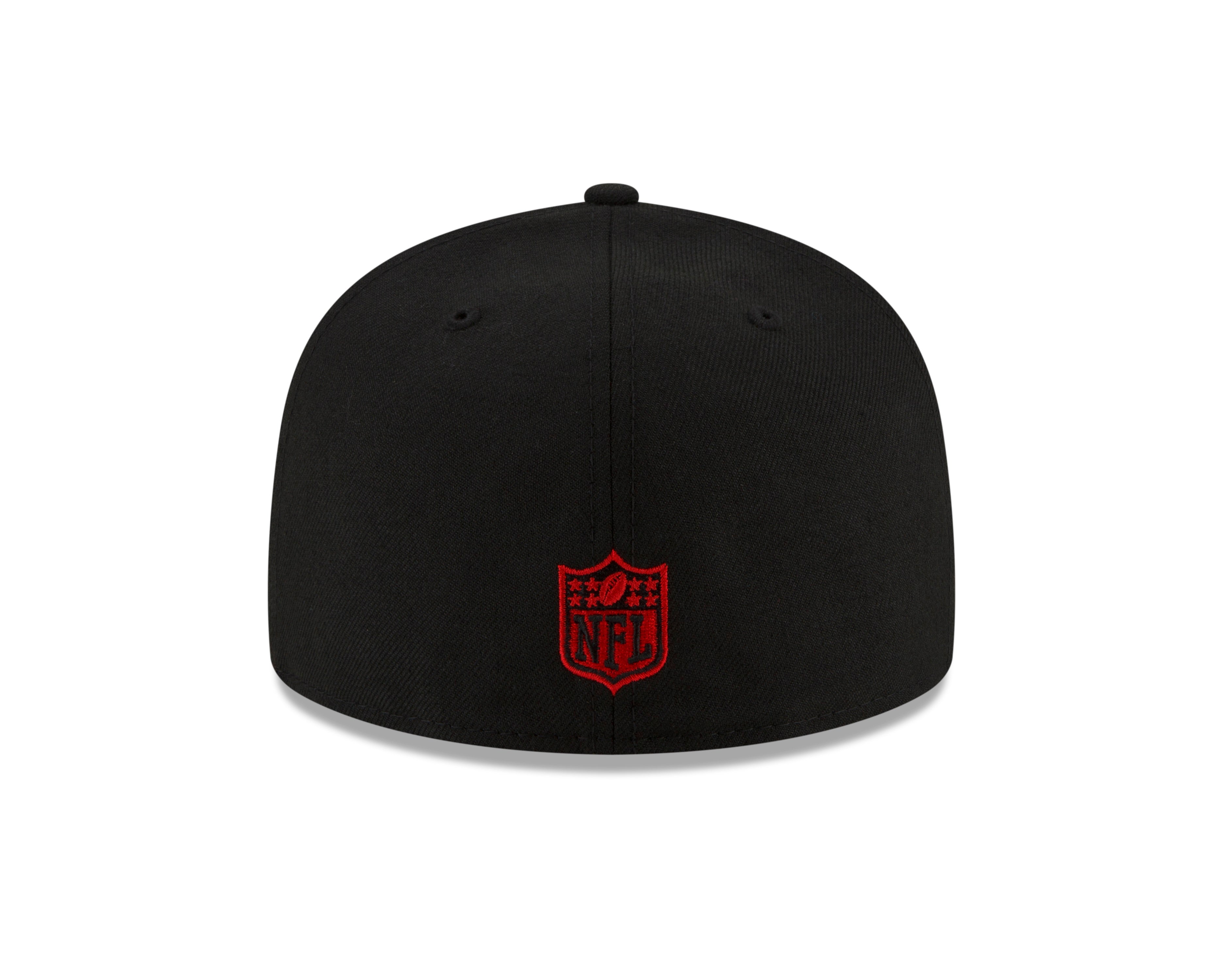 Men's New Era Black/Red Atlanta Falcons 2021 NFL Sideline Sport Official  Pom Cuffed Knit Hat