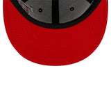 Black Atlanta Falcons Red Bottom New Era X Just Don New Era 59FIFTY Fitted Hat