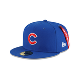 Royal Blue Alpha Industries X Chicago Cubs Dark Green Bottom New Era 59Fifty Fitted