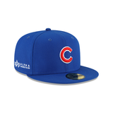 Royal Blue Alpha Industries X Chicago Cubs Dark Green Bottom New Era 59Fifty Fitted