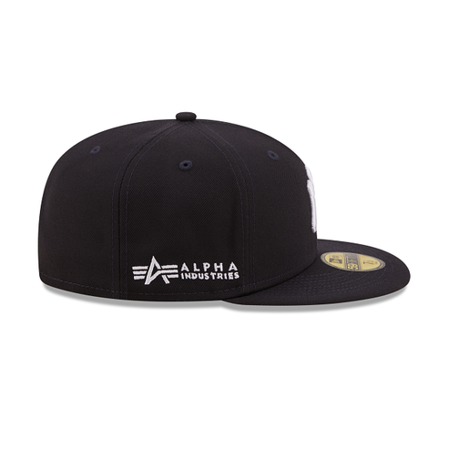 Navy Blue Alpha Industries X New York Yankees Dark Green Bottom New Era 59Fifty Fitted