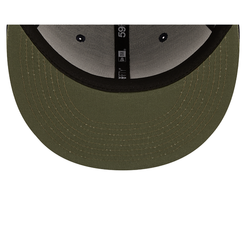 Navy Blue Alpha Industries X New York Yankees Dark Green Bottom New Era 59Fifty Fitted